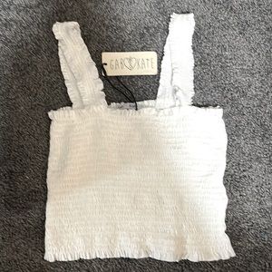 Lilah Top, White, S/M, from the boutique, Mixology! New With Tags!